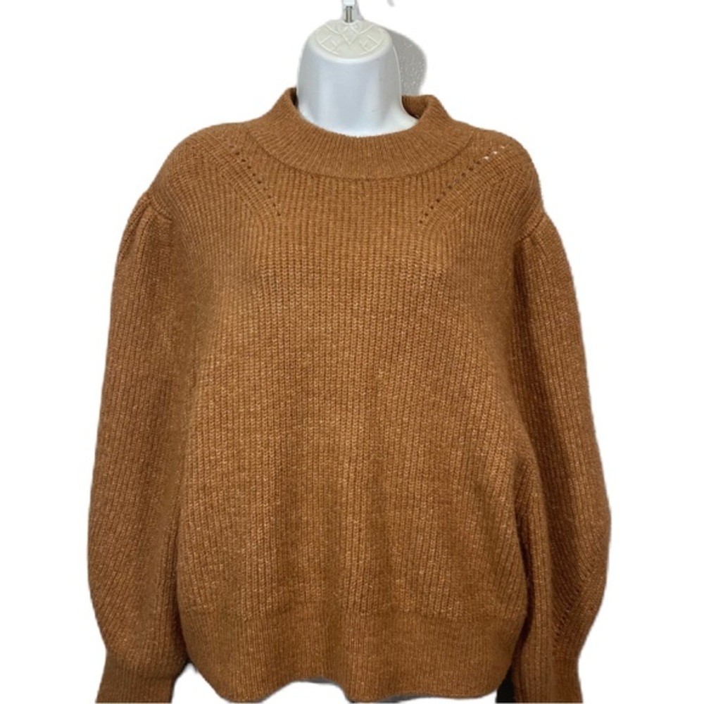 Topshop Supersoft Volume Sleeve‎ Sweater Mock Neck Size 4/6